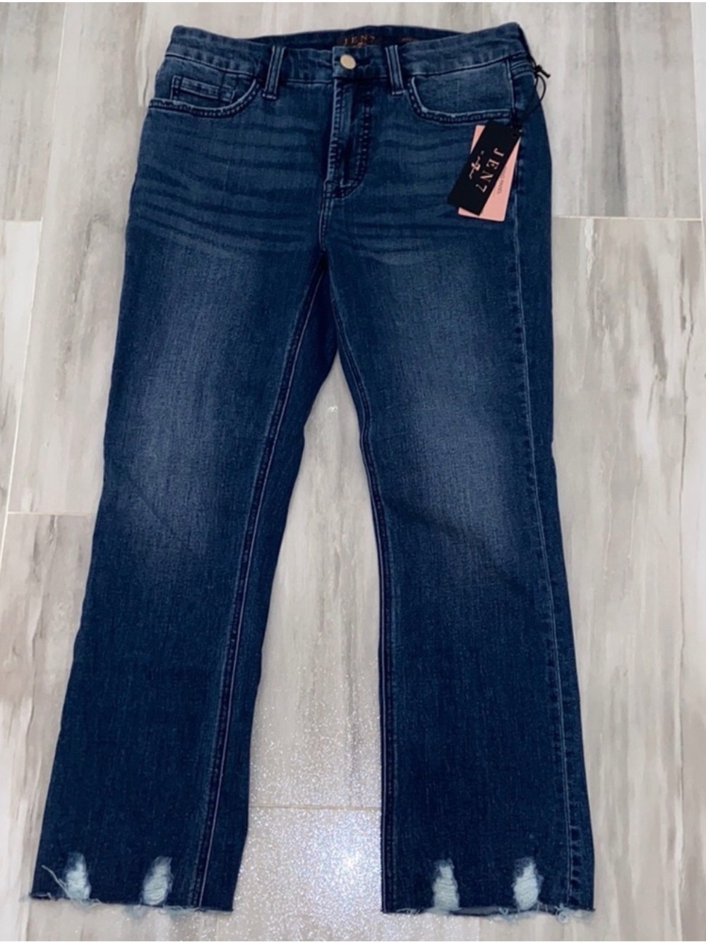 Gen 7 by 7 for All Mankind Ankle Straight Raw Hem 28x25 NWT